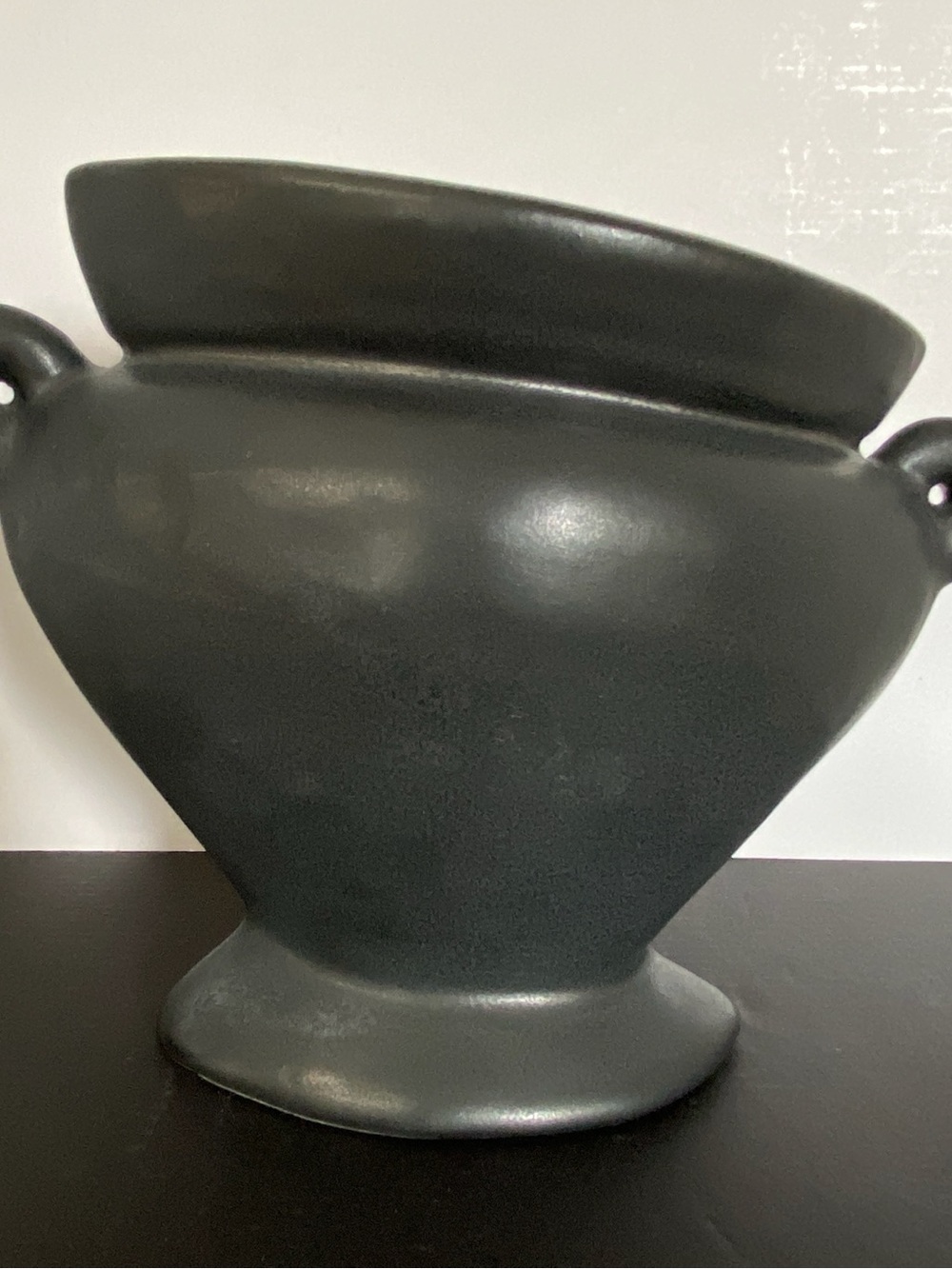 Matte Black Ceramic Decorative Vase - Home Accents by Michael Lambert studios